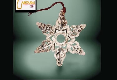 star wooden handmade antique white forever