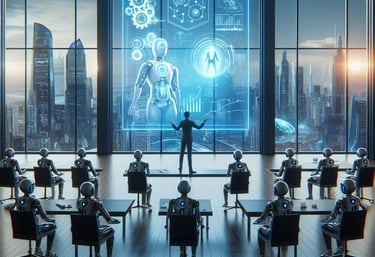 "Automatización y Futuro Digital: IA en Acción" Explora cómo los robots inteligentes y los agentes d