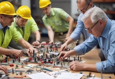 An abstract digital art piece blending deep blues and purples with soft gold highlights.