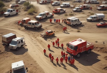 An abstract digital art piece blending deep blues and purples with soft gold highlights.