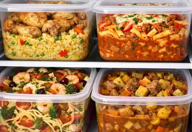 Batch cooking à Marseille – plats faits maison par cheffe à domicile.