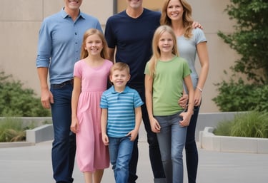 A thoughtful middle-aged couple reviewing their financial documents together at home.