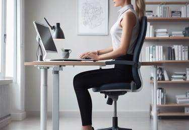 Employees participating in a wellness activity surrounded by plants and natural light.