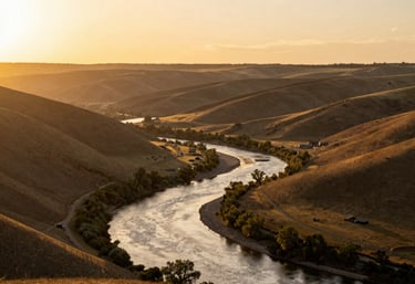 A calm therapy room with soft blue and beige tones, inviting comfort and trust.