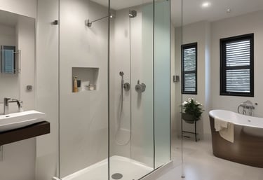 Close-up of a sturdy aluminum sliding window installed in a residential home.