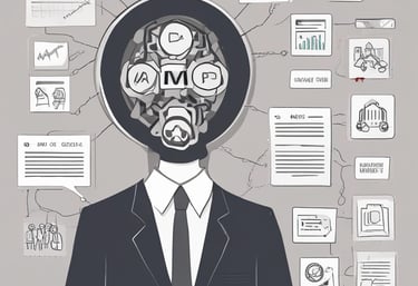 A professional team collaborating over project plans in a modern office.