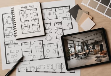 Projektowanie i aranżacja biur – projekt, wizualizacje 3D i dokumentacja techniczna fit out