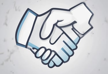 Minimalist workspace with insurance documents and a laptop on a deep navy desk.