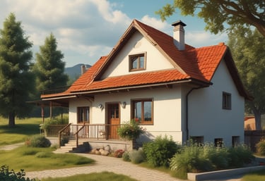 Real estate agent discussing property details with client.