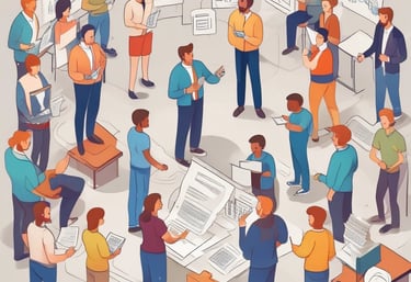 A diverse group of people engaged in learning about fixed income investments through an online platform.