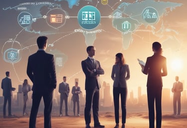 A serene figure surrounded by glowing bio-electromagnetic waves, symbolizing alignment and coherence.