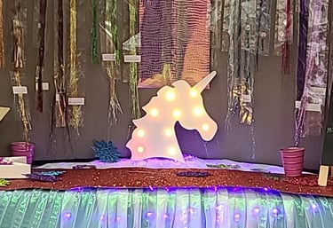 Sparklez by Tiff Fairy hair has a dazzling set up that will wow at your next event.  