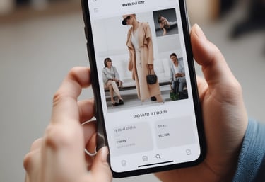 Minimalistic website interface showing curated product links with emerald green highlights.