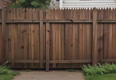 brown wooden fence under blue sky during daytime