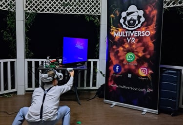 "Aluguel de óculos VR para festas partuculares com casamentos e aniversários"