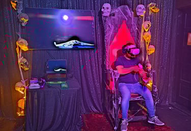 "Eventos tematizados com realidade virtual"