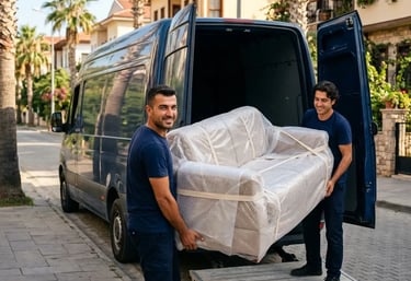 Antalya içi garantili evden eve nakliyat hizmeti.