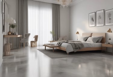 Photo of a store interior showcasing various ceramic tile samples neatly displayed on walls and shelves.