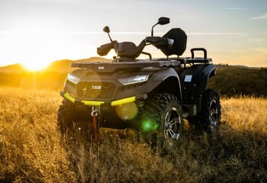 Powerful quad available for rental on the island of Rab.