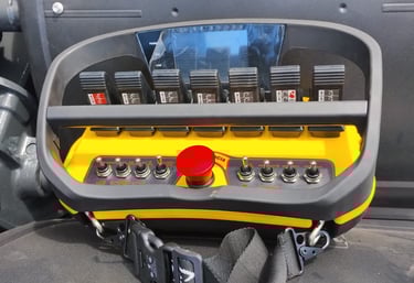 Controle remoto do munck