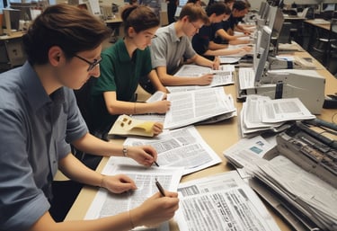 A powerful scene from a documentary highlighting social issues.