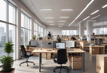 A friendly team of movers carefully packing household items into boxes.