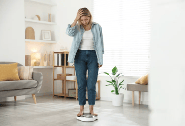 Woman in Brighton struggling with weight gain despite dieting and exercise