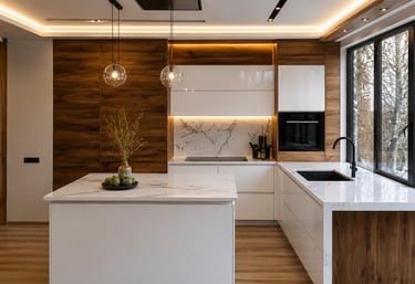 Modern bespoke kitchen designed and installed by Formivio