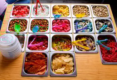 VARIEDAD DE TOPPINGS