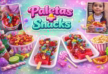 paletas y snacks