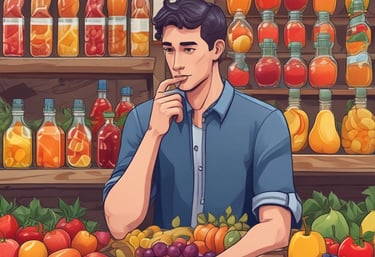 Close-up of colorful fruit drink and water bottle labels freshly printed.