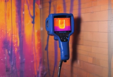 Close-up of mould growth on a window frame in a tenant's home.