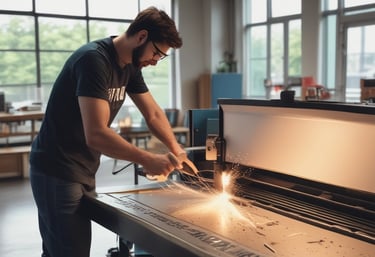 letreros de bienvenida con corte laser
