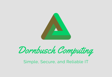 a triangle shaped logo for a company called dornichich