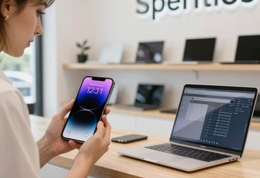 Auto body shop repair process infographic showing diagnose, quote, repair, and deliver steps.