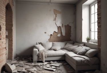 Photo of a cozy rental apartment showing a well-maintained living room.