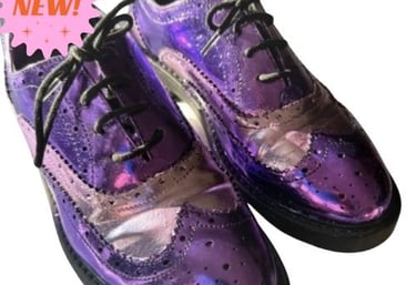 Metallic leaf shoe workshop for teams