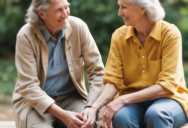 A diverse group engaged in a lively career training session with mentors guiding participants.
