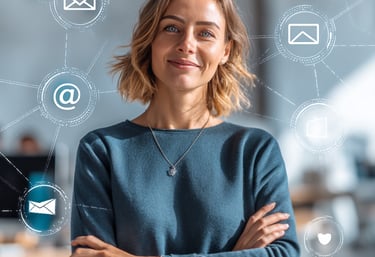 owner using automated administrative system with AI tools and implemented workflow logic - free from time-consuming tasks.