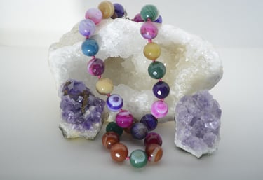 COLLAR ÁGATA COLORES