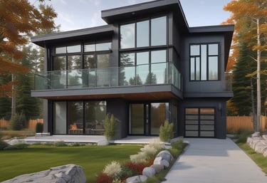 A freshly renovated modern kitchen glowing with natural light and sleek finishes.