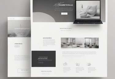 A modern e-commerce site on a tablet surrounded by notes and a coffee cup on a white desk.