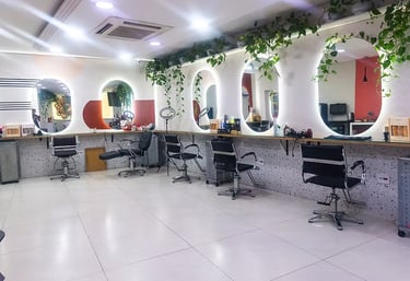 Interior do Brisa Cabeleireiros na Casa Verde