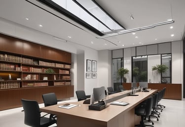 A dignified classical architecture facade symbolizing tradition and trust.