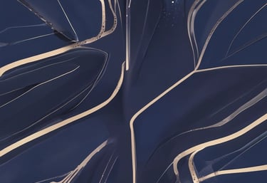A sleek dark blue galaxy-inspired abstract background symbolizing innovation and depth.