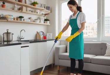 a man riding a skateboard down a street next to tall buildings