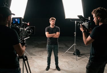 An elegant gala event with live performers and an engaged audience.