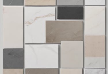 Close-up of a polished quartz countertop showcasing a rich, deep blue color.