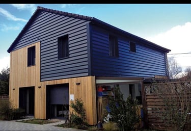 Bardage sur mesure maison.