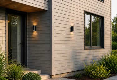 Bardage bois horizontal pour façade moderne